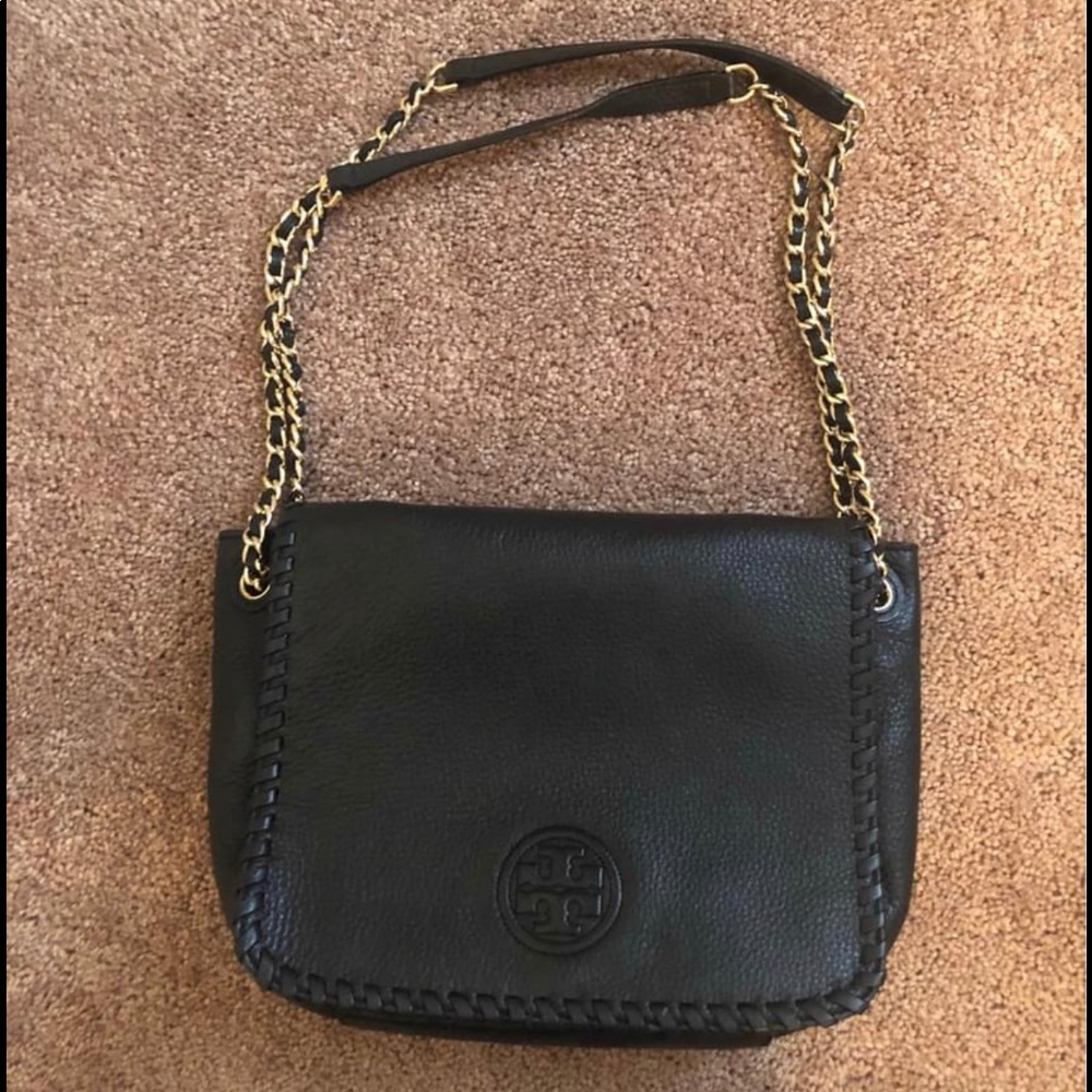 Tory Burch Black adjustable crossbody/shoulderbag
